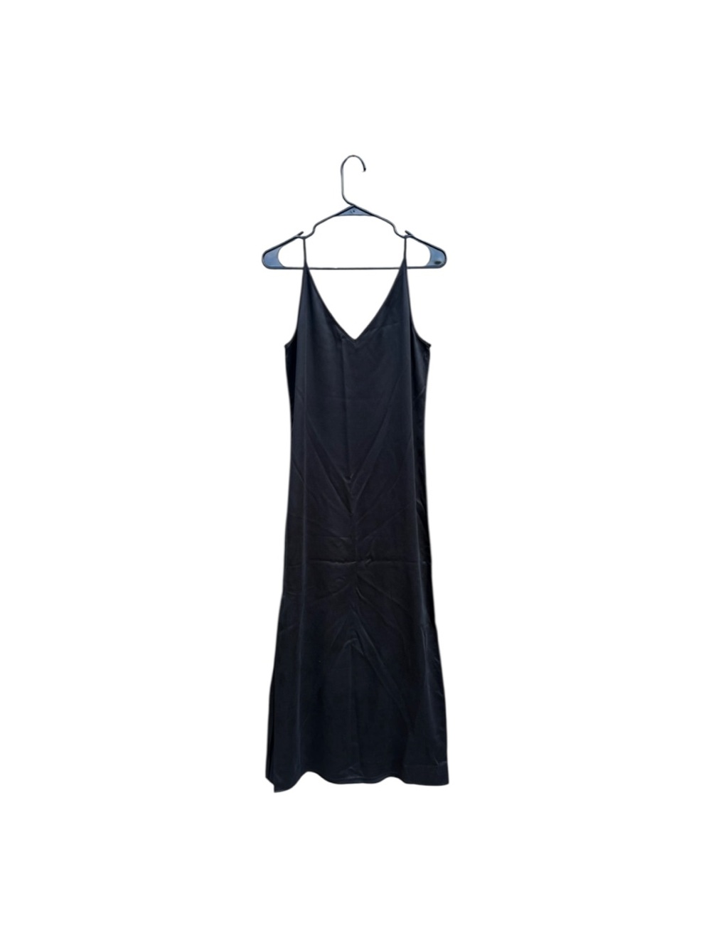 EUC Equipment Femme 100% Silk Maxi Slip Dress black Size Small Retail $398.00 - Picture 5 of 6
